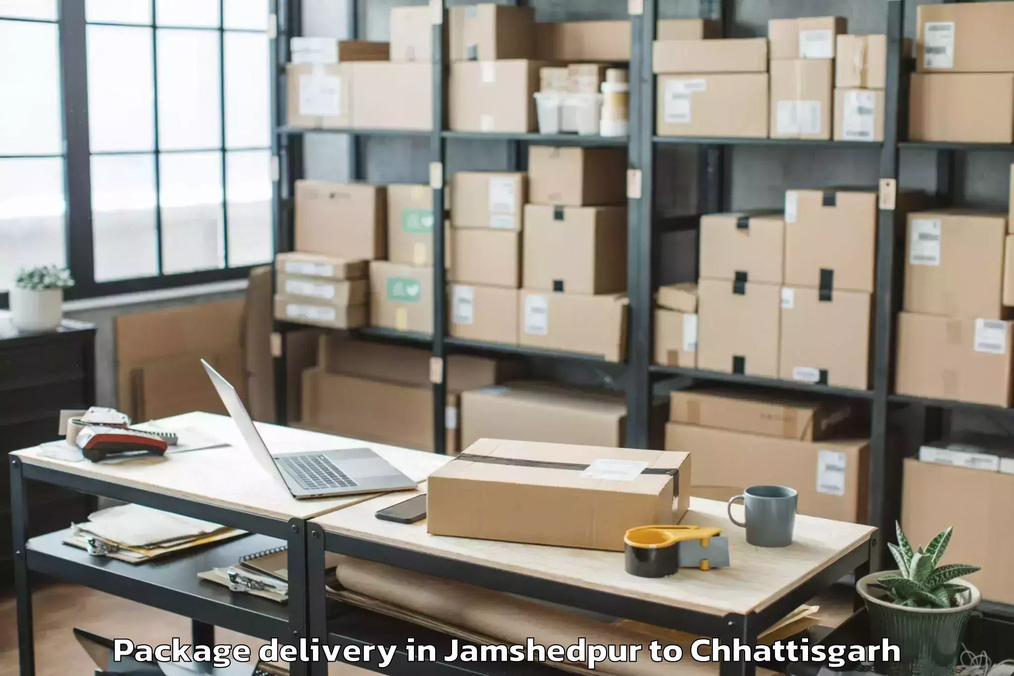 Jamshedpur to Jashpur Package Delivery Booking